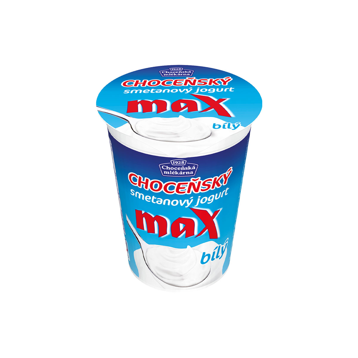 Choceňský bílý jogurt smetanový Max 330g